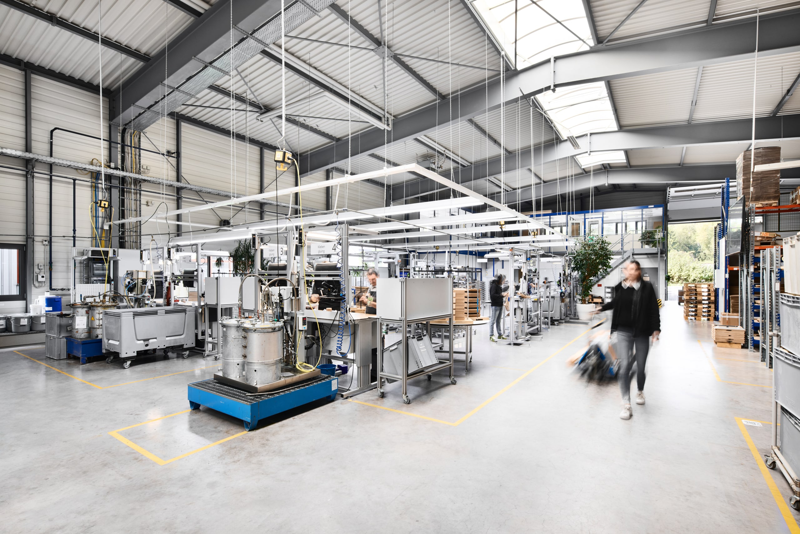 Produktionshalle der ebco GmbH